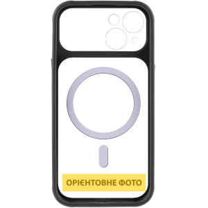 Чехол TPU+PC GETMAN Moon Clear with MagSafe для Apple iPhone 14 (6.1")