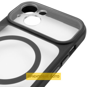 Чехол TPU+PC GETMAN Moon Clear with MagSafe для Apple iPhone 14 (6.1")