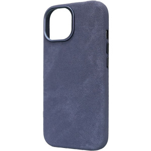 Чохол Denim with Magnetic Fit для Apple iPhone 14 (6.1") – Blue
