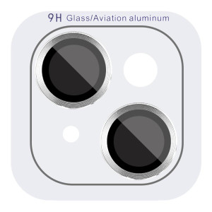 Захисне скло Metal Classic на камеру (у упак.) для Apple iPhone 14 (6.1") / 14 Plus (6.7") – Срібний