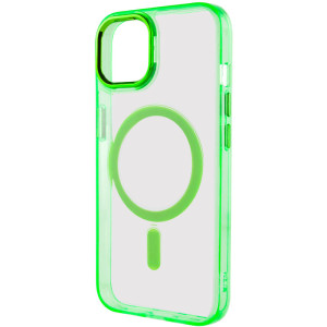 Чехол TPU Iris with Magnetic Fit для Apple iPhone 14 (6.1") – Салатовый