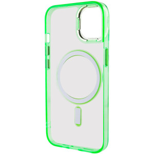 Чехол TPU Iris with Magnetic Fit для Apple iPhone 14 (6.1") – Салатовый