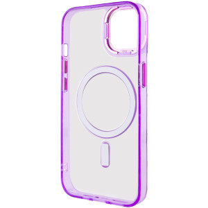 Чехол TPU Iris with Magnetic Fit для Apple iPhone 14 (6.1") – Фиолетовый