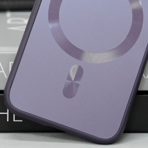 Чохол TPU+Glass Sapphire Midnight with MagSafe для Apple iPhone 14 (6.1") – Фіолетовий