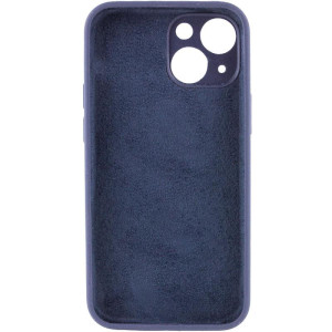 Чехол Silk Full Camera Protective (AA) NO LOGO для Apple iPhone 14 (6.1") – Темно-синий