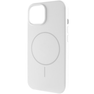 Чехол Silk Full Protective (AA) NO LOGO with Magnetic Fit для Apple iPhone 14 (6.1") – Белый