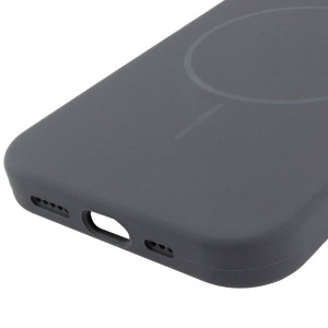 Чехол Silk Full Protective (AA) NO LOGO with Magnetic Fit для Apple iPhone 14 (6.1") – Серый