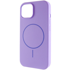 Чехол Silk Full Protective (AA) NO LOGO with Magnetic Fit для Apple iPhone 14 (6.1") – Сиреневый