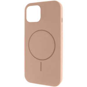 Чехол Silk Full Protective (AA) NO LOGO with Magnetic Fit для Apple iPhone 14 (6.1") – Бежевый
