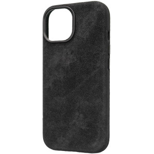 Чохол Denim with Magnetic Fit для Apple iPhone 14 (6.1") – Чорний