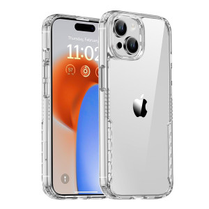 Чехол TPU+PC Multi-Color для Apple iPhone 14 (6.1") – Прозрачный