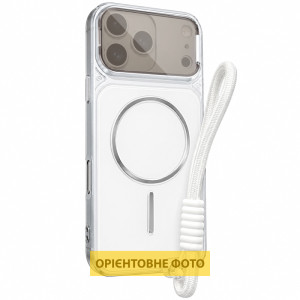 Чехол TPU+PC Pacific with Magnetic Fit and straps для Apple iPhone 14 / 13 (6.1") – Белый