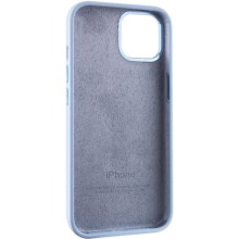 Чехол Silicone Case Metal Buttons (AA) для Apple iPhone 14 (6.1") – Голубой