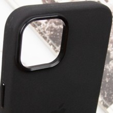 Чохол Silicone Case Metal Buttons (AA) для Apple iPhone 14 (6.1") – Чорний