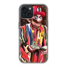 Брендновые Чехлы для iPhone 14 - (PREMIUMPrint) (Mario LV)