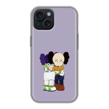 Чехлы для iPhone 14 - Bearbrick Louis Vuitton (PREMIUMPrint) (Дружба Беарбрик)