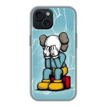 Чехлы для iPhone 14 - Bearbrick Louis Vuitton (PREMIUMPrint) (Плач Bearbrick)