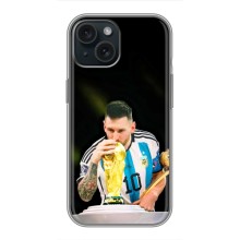 Чехлы для iPhone 14 (Leo чемпион) (AlphaPrint) (Кубок Месси)