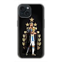 Чехлы для iPhone 14 (Leo чемпион) (AlphaPrint) – Месси Король