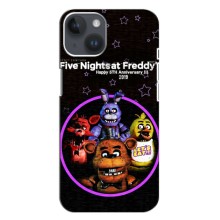Чехлы Пять ночей с Фредди для Айфон 14 – Лого Фредди