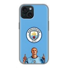Чехлы с футболистом Ерлинг Холанд для iPhone 14 (AlphaPrint) – Холанд Манчестер Сити