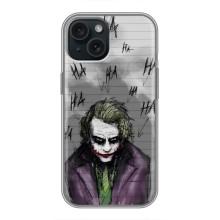 Чехлы с картинкой Джокера на iPhone 14 (Joker клоун)