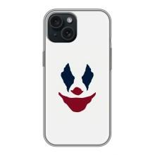 Чехлы с картинкой Джокера на iPhone 14 (Лицо Джокера)