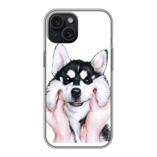 Чохли з собаками для iPhone 14 (VPrint) (Радісний Хаскі)