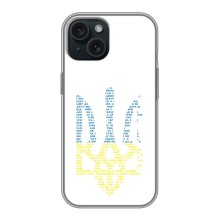 Чехлы для iPhone 14  Укр. Символика (AlphaPrint) (Герб из букв)