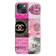 Чехол (Dior, Prada, YSL, Chanel) для iPhone 14 (Модница)
