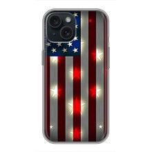 Чехол Флаг USA для iPhone 14 (Флаг США 2)