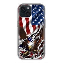 Чехол Флаг USA для iPhone 14 (Флаг USA)