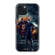 Чехол Месси футболист для iPhone 14 (Месси с футболкой)