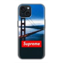 Чеохол для iPhone 14 з картинкою Supreme (AlphaPrint)