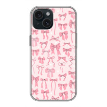 Чехол банты для iPhone 14 – Фон бантики