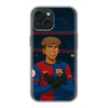 Чехол с футболистом Ламин Ямаль iPhone 14 (Футболист Ямал)