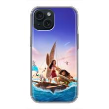 Чехол с мультфильмом Моана iPhone 14 – Моана и Мауи