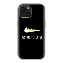 Чохол з логтипом Найк на iPhone 14 – Nike just do it