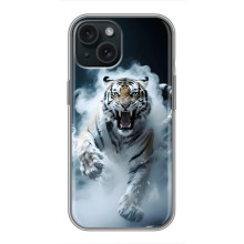 Чехол с картинкой «Хищники» для iPhone 14 – Тигр