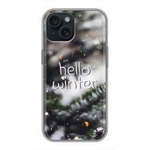 Новогодние, Праздничные Чехлы для iPhone 14 - 2024 год (Hello winter)