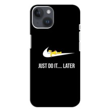 Силиконовый Чехол на iPhone 14 с картинкой Nike (Later)