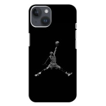 Силиконовый Чехол Nike Air Jordan на Айфон 14 (Джордан)