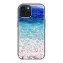 Силиконовый чехол с КАРТИНКАМИ лето для iPhone 14 (AlphaPrint) – Море