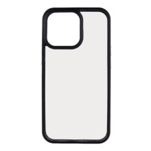 TPU+PC чехол Crystal для Apple iPhone 14 Plus (Черный)