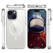 Чохол TPU Space Case Apex with MagSafe для Apple iPhone 14 Plus / 15 Plus (6.7") – Срібний