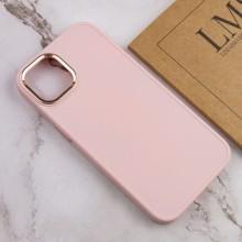 TPU чохол Bonbon Metal Style для Apple iPhone 14 Plus (6.7") – Рожевий