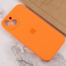 Чохол Silicone Case Full Camera Protective (AA) для Apple iPhone 14 Plus (6.7") – Помаранчевий