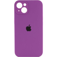 Чехол Silicone Case Full Camera Protective (AA) для Apple iPhone 14 Plus (6.7") (Фиолетовый)