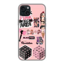 Чехлы с картинкой для iPhone 14 Plus – BLACK PINK коллаж