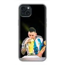 Чехлы для iPhone 14 Plus (Leo чемпион) (AlphaPrint) (Кубок Месси)